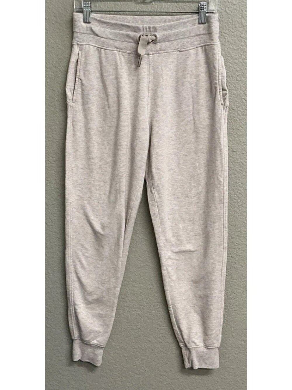 Athleta Balance Jogger Pants Heather Beige Sweatpants Size XS